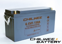 Chilwee Артикул: 6-EVF-150А; Ток: 12V-160A/h (С5); Гелевый тяговый  Тяговые аккумуляторные батареи