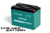 Chilwee Артикул: 6-EVF-45; Ток: 12V-47A/h (С5); Гелевый тяговый  Тяговые аккумуляторные батареи