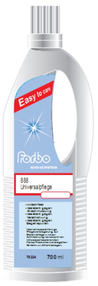 Forbo Для ежедневного ухода нейтральное с растворимым в воде воском   Forbo 888 universalpflege  Химия (Чистка твёрдых полов)