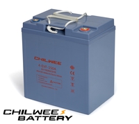 Chilwee Артикул: 4-EVF-150А; Ток: 8V-160A/h (С5); Гелевый тяговый  Тяговые аккумуляторные батареи