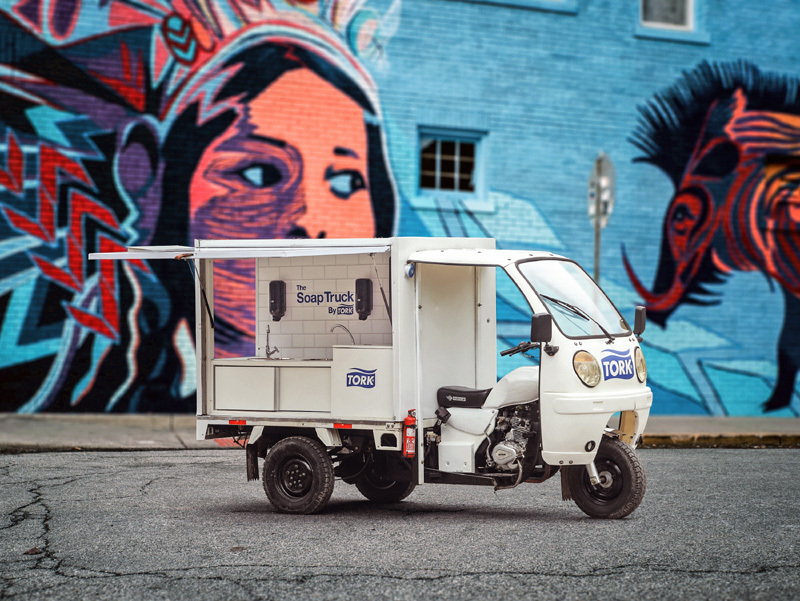 Tork поставил мыльный фургон в Рио-де-Жанейро